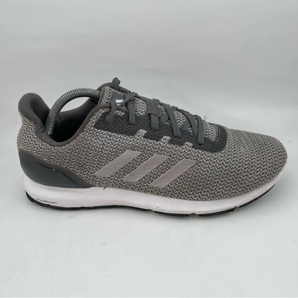 Adidas Women’s Cosmic 2 SL -SZ 12- Silver Grey Lace-Up Running Shoes Sneakers
